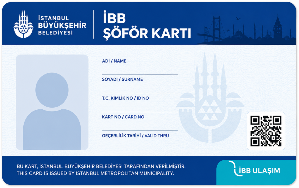 İBB Şoför Kartı